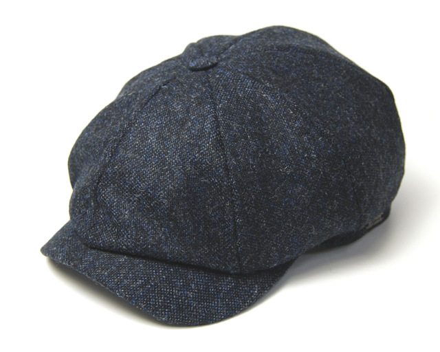 WIGENS　ヴィーゲン　ツイード８枚はぎハンチング　ムーン