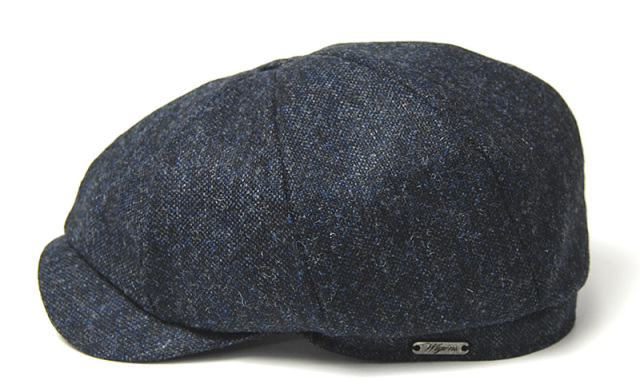 WIGENS　ヴィーゲン　ツイード８枚はぎハンチング　ムーン