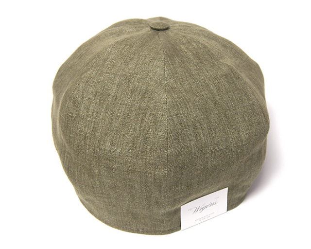 WIGENS　ヴィーゲン　リネン８枚はぎハンチング　キャスケット