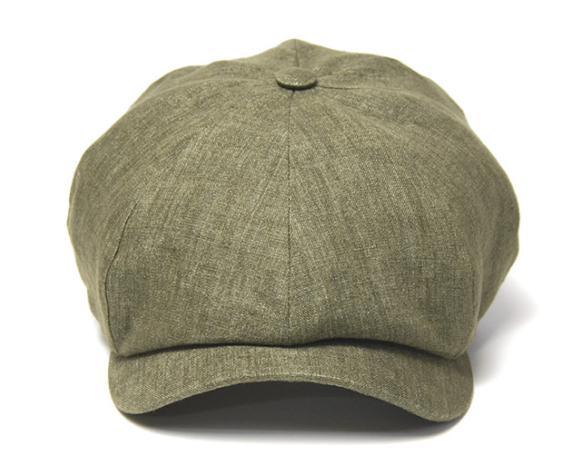 WIGENS　ヴィーゲン　リネン８枚はぎハンチング　キャスケット