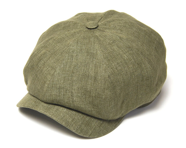 WIGENS　ヴィーゲン　リネン８枚はぎハンチング　キャスケット