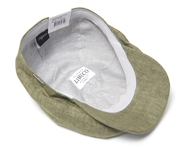 WIGENS　ヴィーゲン　リネン８枚はぎハンチング　キャスケット