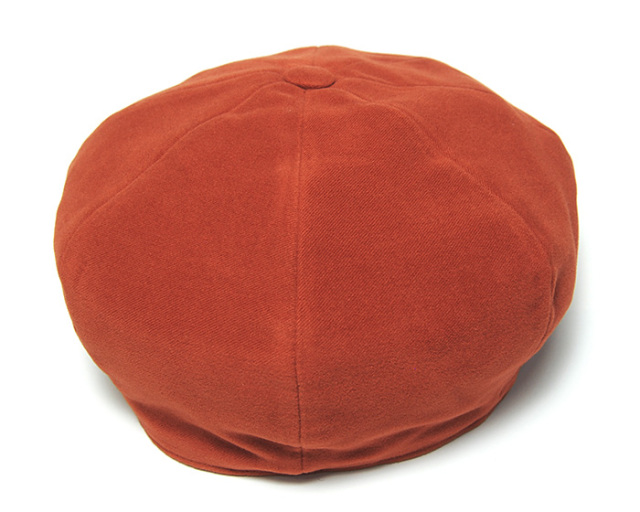 Wigens　ヴィーゲンス　ブラッシュドコットン８枚はぎハンチング　Newsboy Retro Cap