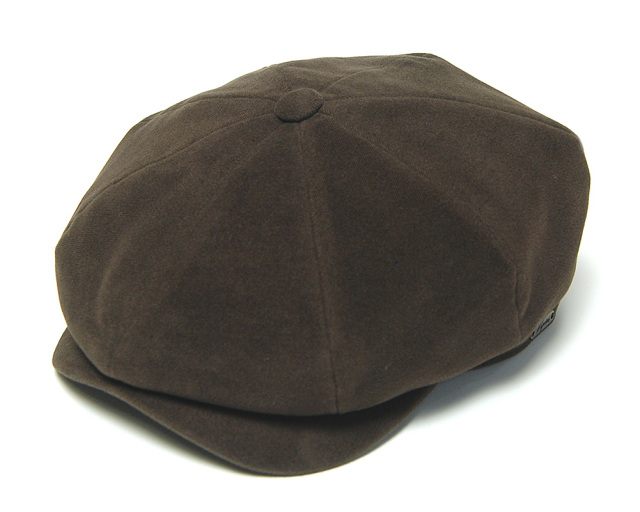 Wigens　ヴィーゲンス　ブラッシュドコットン８枚はぎハンチング　Newsboy Retro Cap