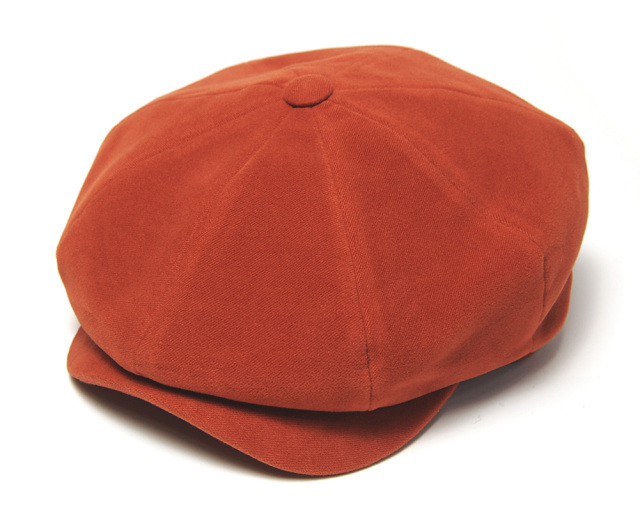 Wigens　ヴィーゲンス　ブラッシュドコットン８枚はぎハンチング　Newsboy Retro Cap