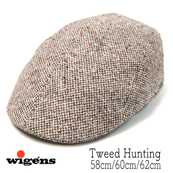 Wigens　ヴィーゲンス　ツイードハンチング　Ivy Modern Cap