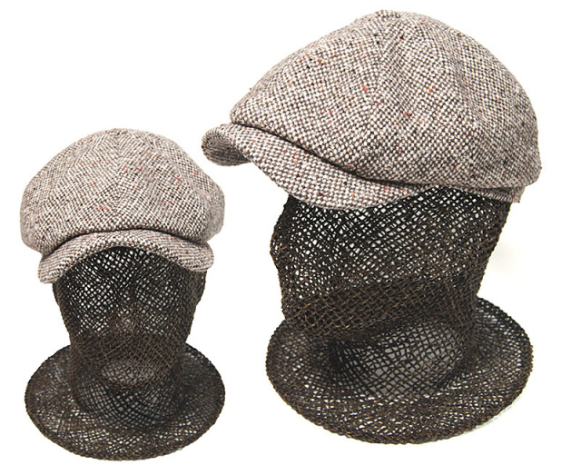 Wigens　ヴィーゲンス　ツイード８枚はぎハンチング　Newsbay Classic Cap