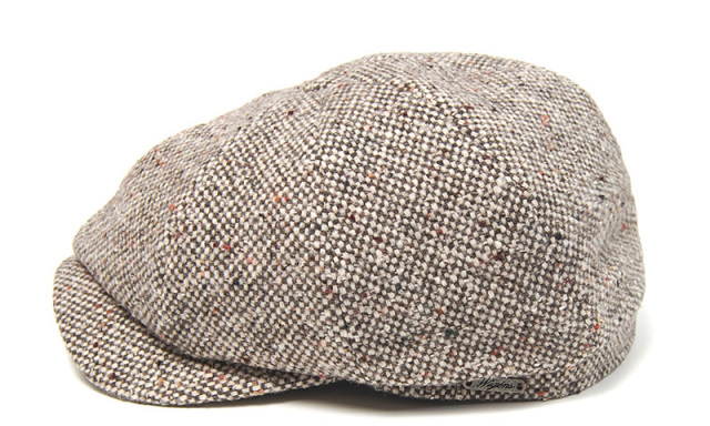 Wigens　ヴィーゲンス　ツイード８枚はぎハンチング　Newsbay Classic Cap