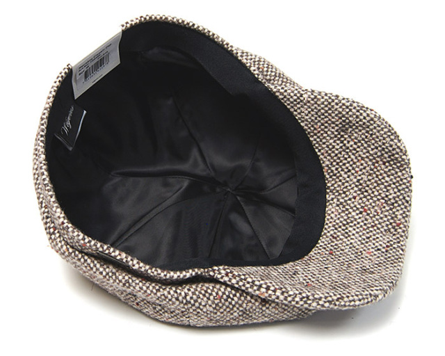 Wigens　ヴィーゲンス　ツイード８枚はぎハンチング　Newsbay Classic Cap