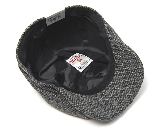 Wigens　ヴィーゲンス　ハリスツイード８枚はぎハンチング　Newsbay Classic Cap