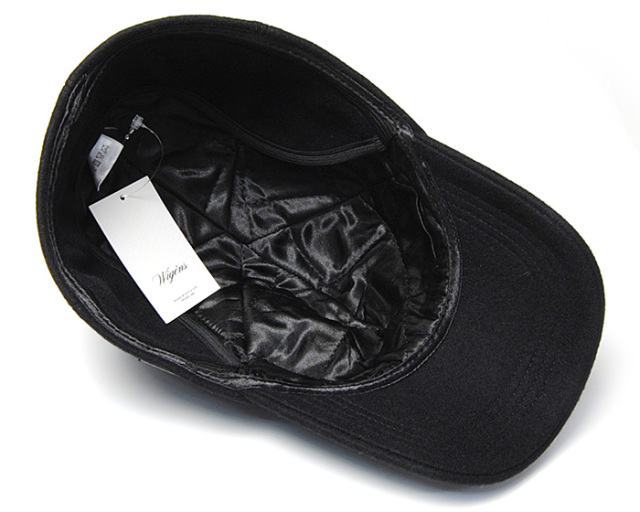 ”WIGENS(ヴィーゲン)” 耳当て付きメルトンキャップ 