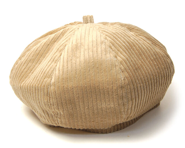 YARMO(ヤーモ)コーデュロイベレー帽