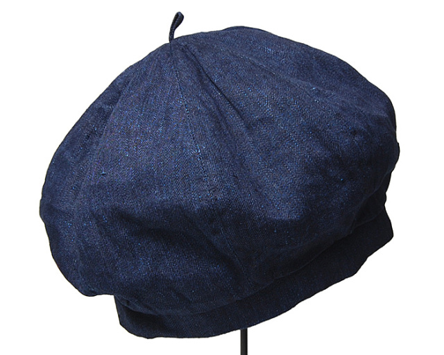 Yarmo ヤーモ インディゴ染めベレー メンズ レディース ユニセックス ベレー帽 春夏 大きいサイズの帽子あり メール便対応可 コンビニ受取対応 Kaw Yar Beret1s