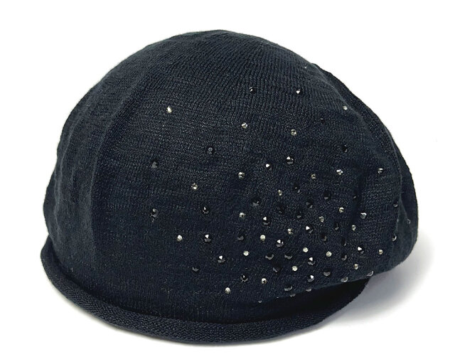 zukin ズキン  花火クリスタルベレー帽