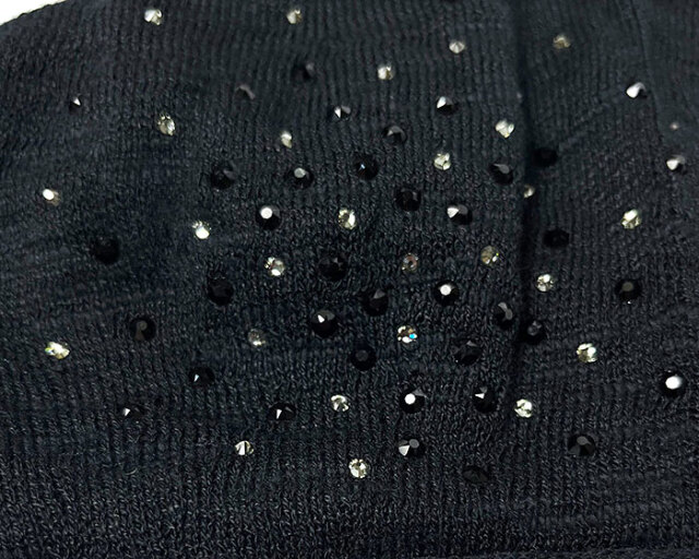 zukin ズキン  花火クリスタルベレー帽