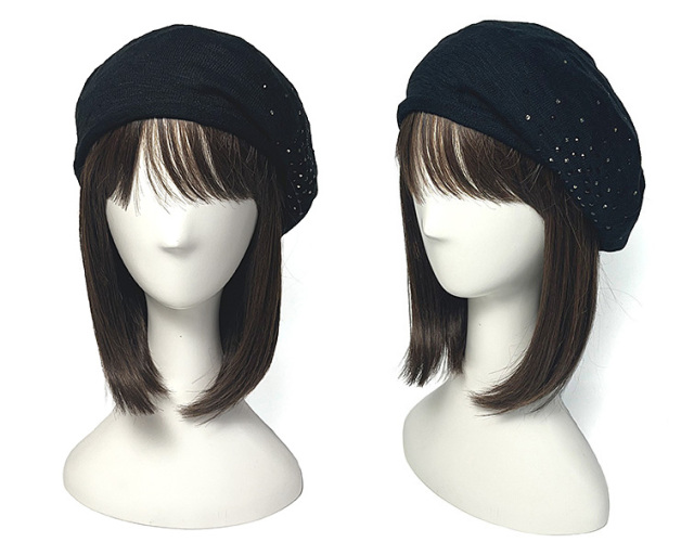 zukin ズキン  花火クリスタルベレー帽