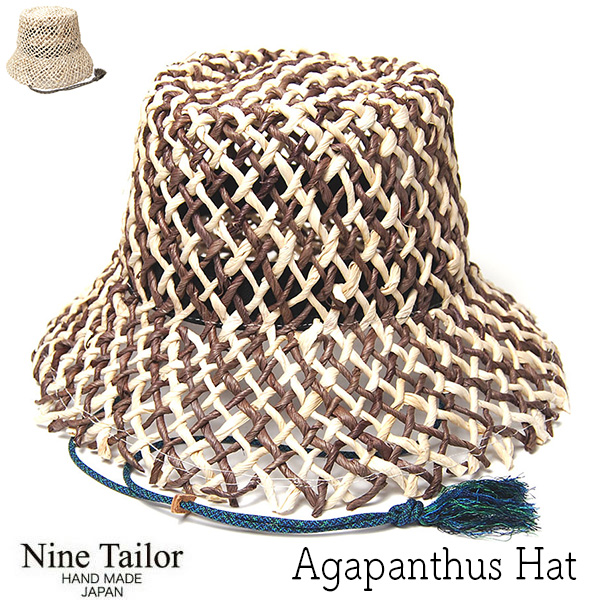 NINE TAILOR　ナインテイラー　ストローバケットハット
