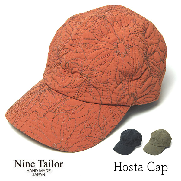 NINE TAILOR　ナインテイラー　エンブロイダリーキャップ　Hosta Cap