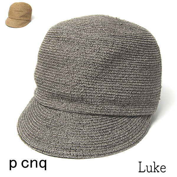 P CNQ　パークニック　リネンブレードキャップ LUKE