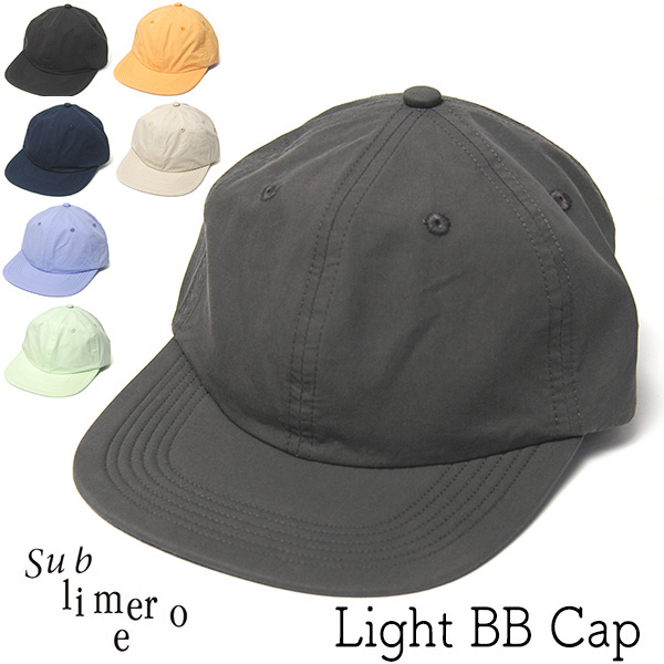 SUBLIME(サブライム)　コットンベースボールキャップ　Light BB Cap