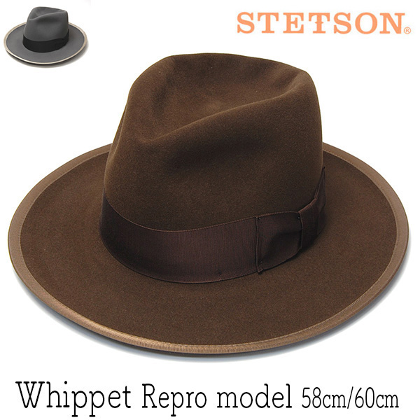 STETSON ステットソ ファーフエルト中折れ帽  Whippet Repro Model ST203