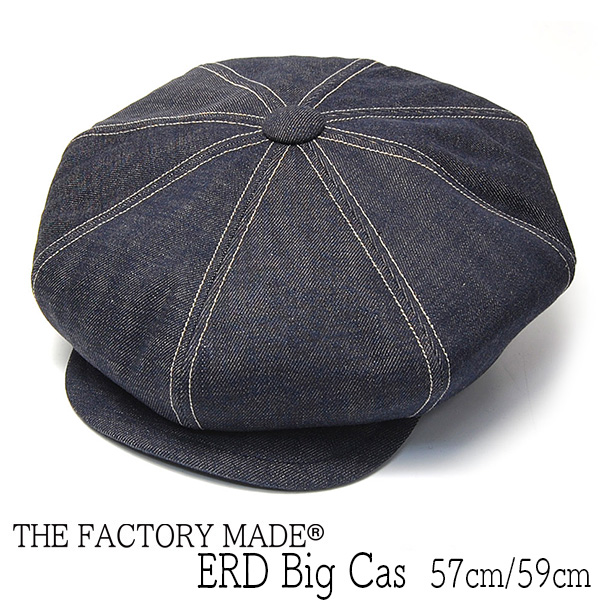 THE FACTORY MADE(ザファクトリーメイド) デニム8枚はぎハンチング ERD Big Cas 