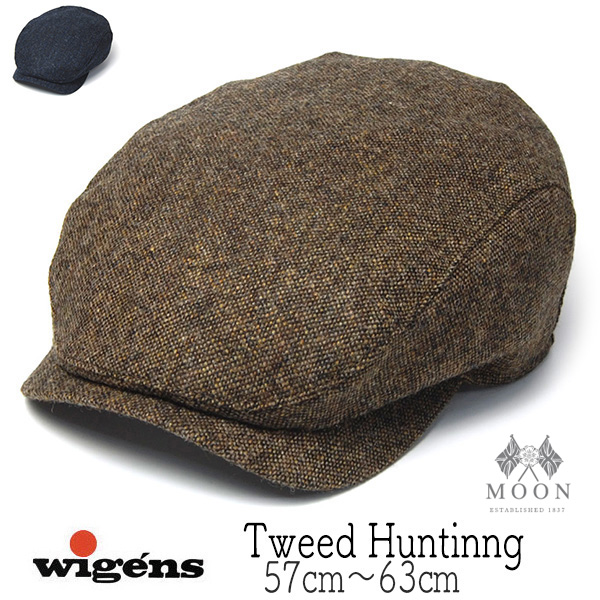 ”WIGENS(ヴィーゲン)” ツイードハンチング Ivy Contemporary Cap