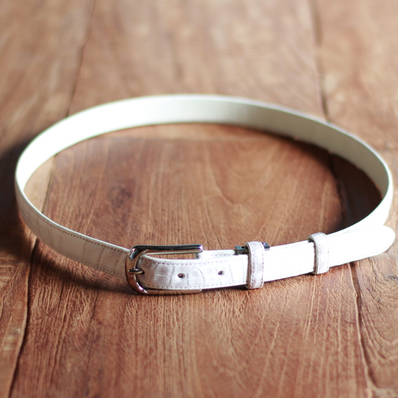 【クロコダイル】レディースベルト　20mm blt005