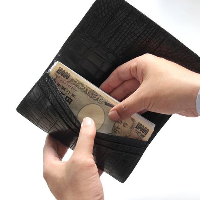 ナイルクロコダイル】 300万円用 長財布 本無双仕立て lgw006