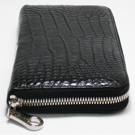 ナイルクロコダイル】ラウンドファスナー 長財布 センターどり lgw008 
