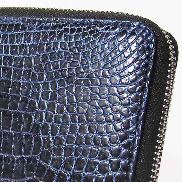 ナイルクロコダイル】ラウンドファスナー 長財布 スリム lgw007