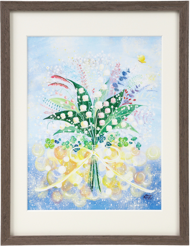 KAWAII ARTオリジナル額縁(オークブラウン) ※こちらの商品は額縁の単品販売です