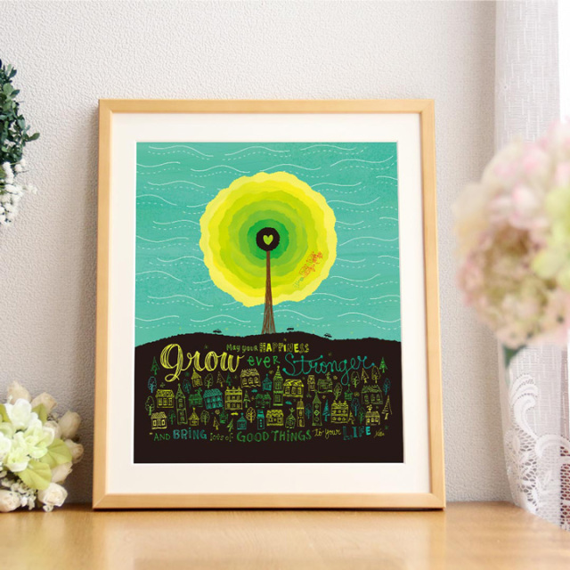 絵画 「しあわせの芽」 (Kellie)