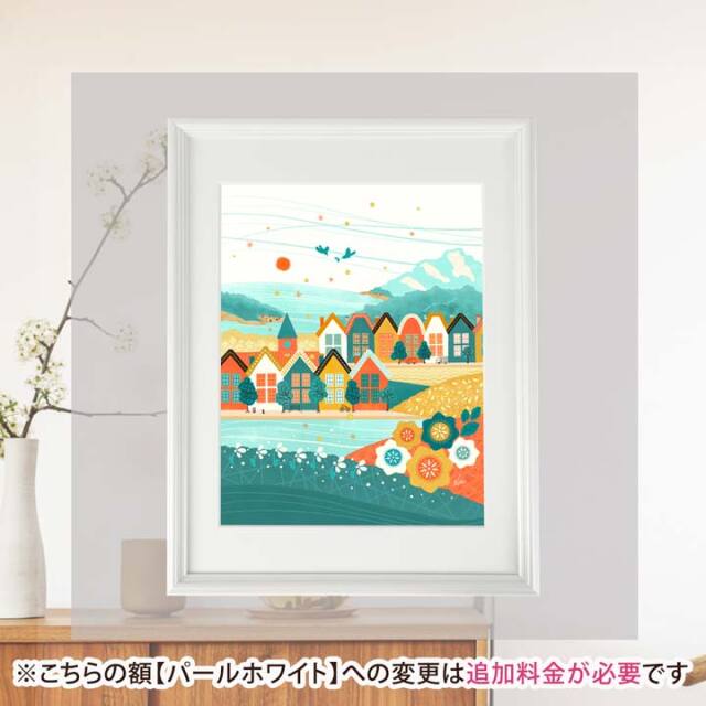 絵画 「はじまりの予感」 (Kellie)《北欧の風景画》