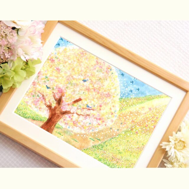 絵画 「はじまりの日」 (mime)