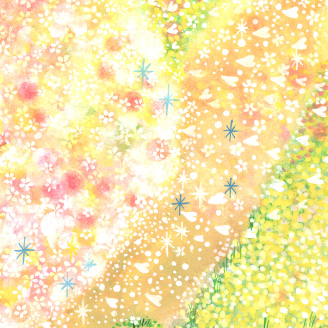 絵画 「はじまりの日」 (mime)
