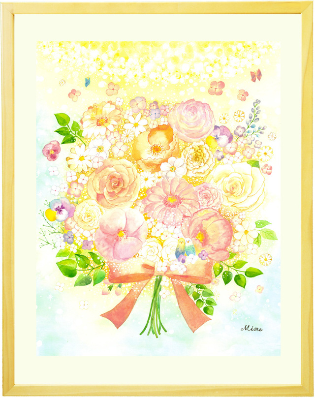 絵画 「光 ~ hikari ~」 (mime)