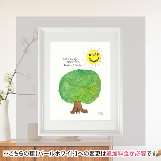 絵画 「Laugh together. ‐いっしょに笑おう‐」 (りかねだ)