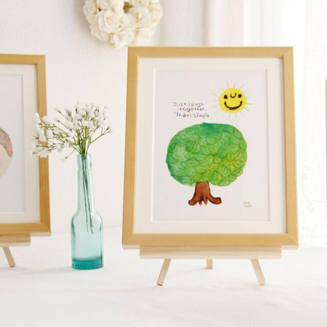絵画 「Laugh together. ‐いっしょに笑おう‐」 (りかねだ)