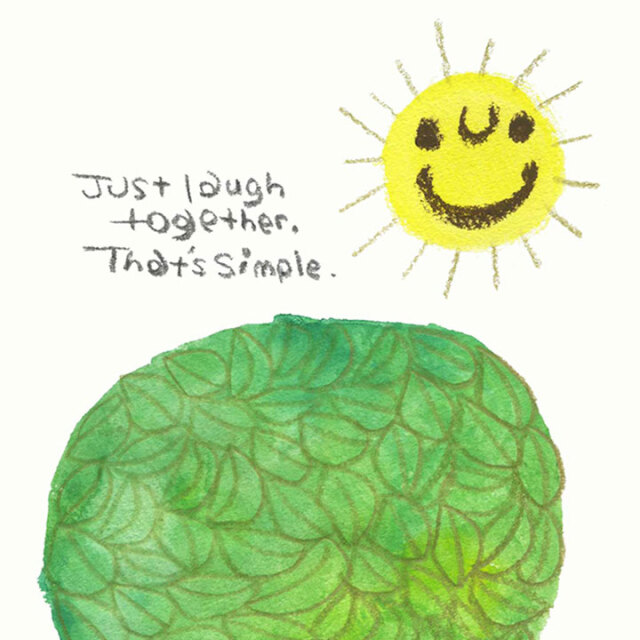 絵画 「Laugh together. ‐いっしょに笑おう‐」 (りかねだ)