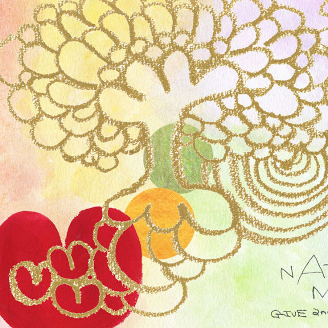 絵画 「nAture makes us.」 (りかねだ)