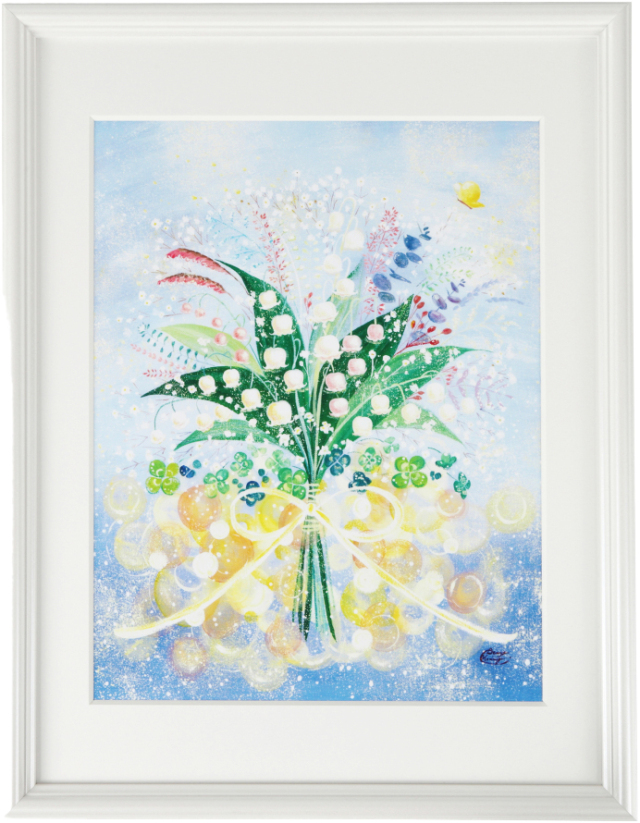 KAWAII ARTオリジナル額縁(パールホワイト)  ※こちらの商品は額縁の単品販売です