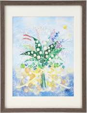 KAWAII ARTオリジナル額縁(オークブラウン) ※こちらの商品は額縁の単品販売です