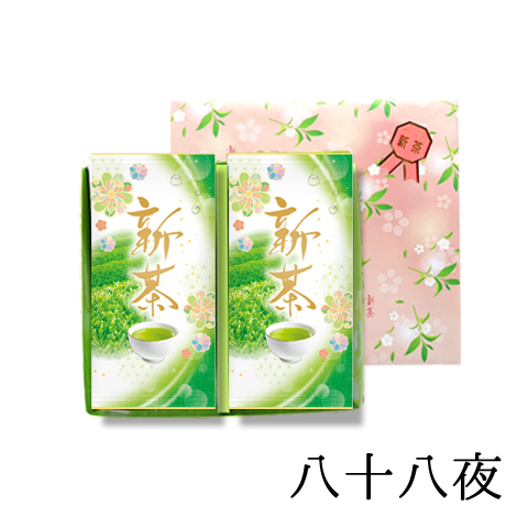 【八十八夜摘み】平袋100g 2本箱入