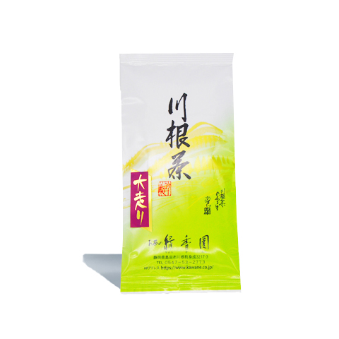 ＜緑香園銘茶・おおはしり＞（手摘み特有な香り高く、甘味の感じる緑茶です）/１００g