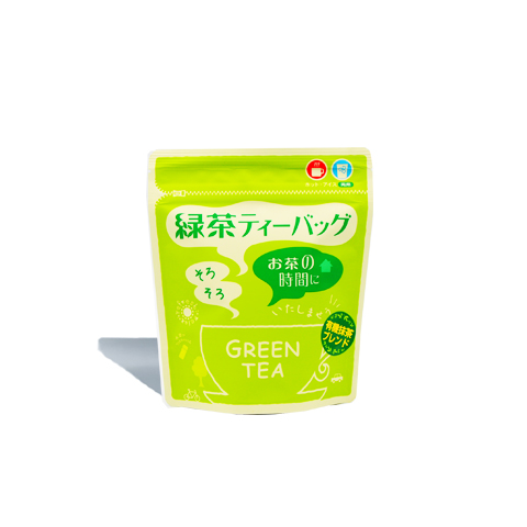 有機抹茶入 緑茶ティーバッグ (糸つき4ｇ×12個)