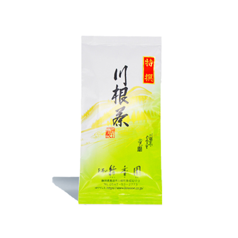 ＜緑香園銘茶・特選おおはしり＞(手摘み特有の芳醇な香りと優しい甘味が特徴です。）/100g