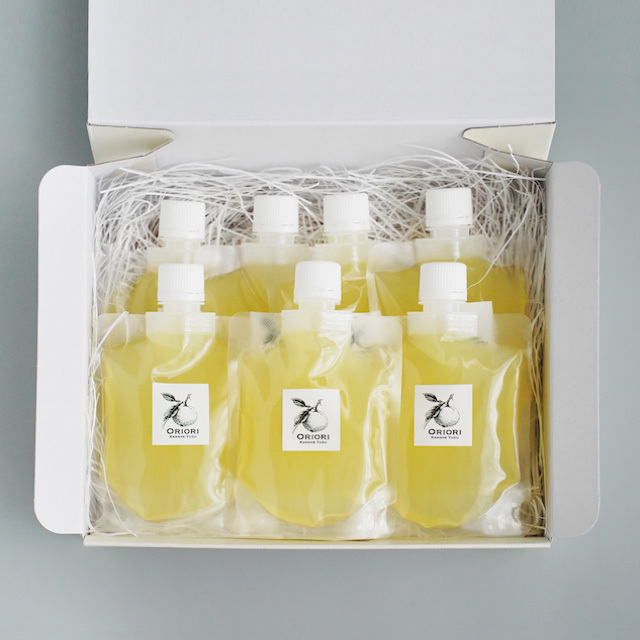 冷凍発送》ゆずゼリー120g 7個入り（ORIORI）／ 川根柚子協同組合