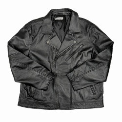 定価30万【イタリア製】新品☆鹿皮ライダースジャケット☆Lサイズ 定価30万【イタリア製】新品☆鹿皮ライダースジャケット☆Lサイズ