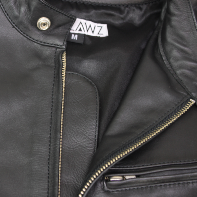 日本未発売 極美品 定価12万円 コールハーン 牛革 シングルライダース L相当 Mo-Laws 牛革 シングルライダースジャケット メンズ ブラック S/M/L/LL